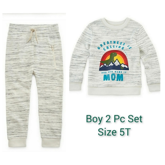 NEW Dinosaur Separates size 5T Greatness is Calling Mom - Picture 1 of 11